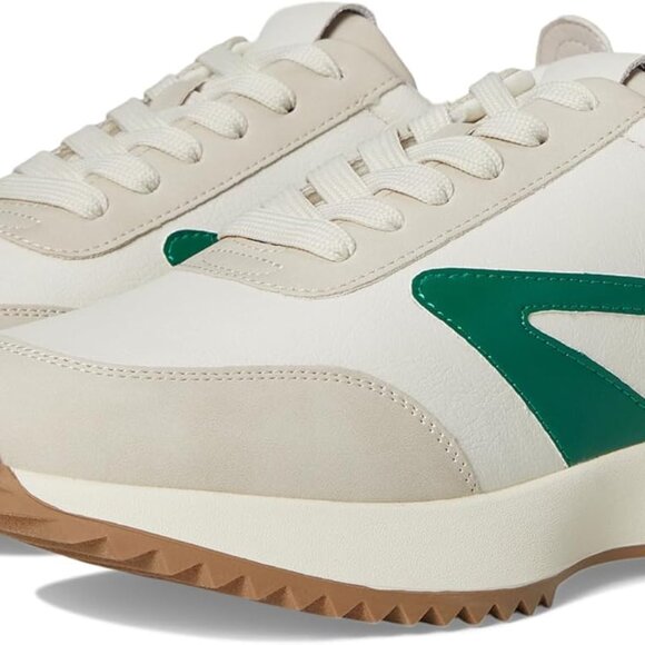 DV by Dolce Vita Braiden womens off white cream green sneakers athletic shoes - Picture 8 of 8